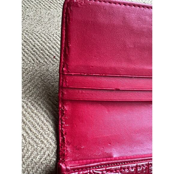 FOLLI FOLLIE red, REHAB crocodile-embossed wallet - Picture 8 of 14